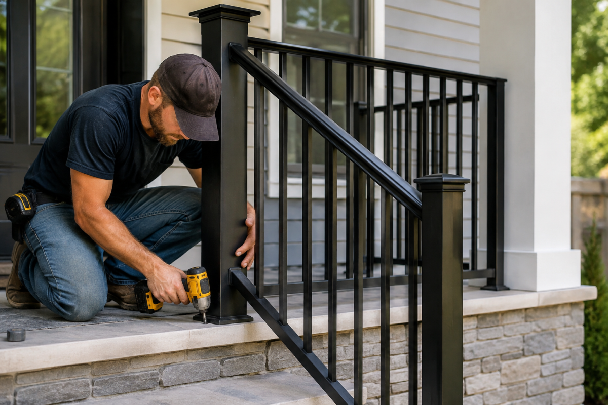 handrail installation in pittsburgh