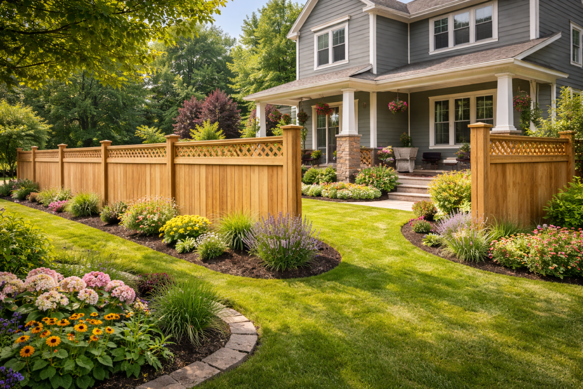 Custom Fences Enhance the Curb Appeal of Your Property