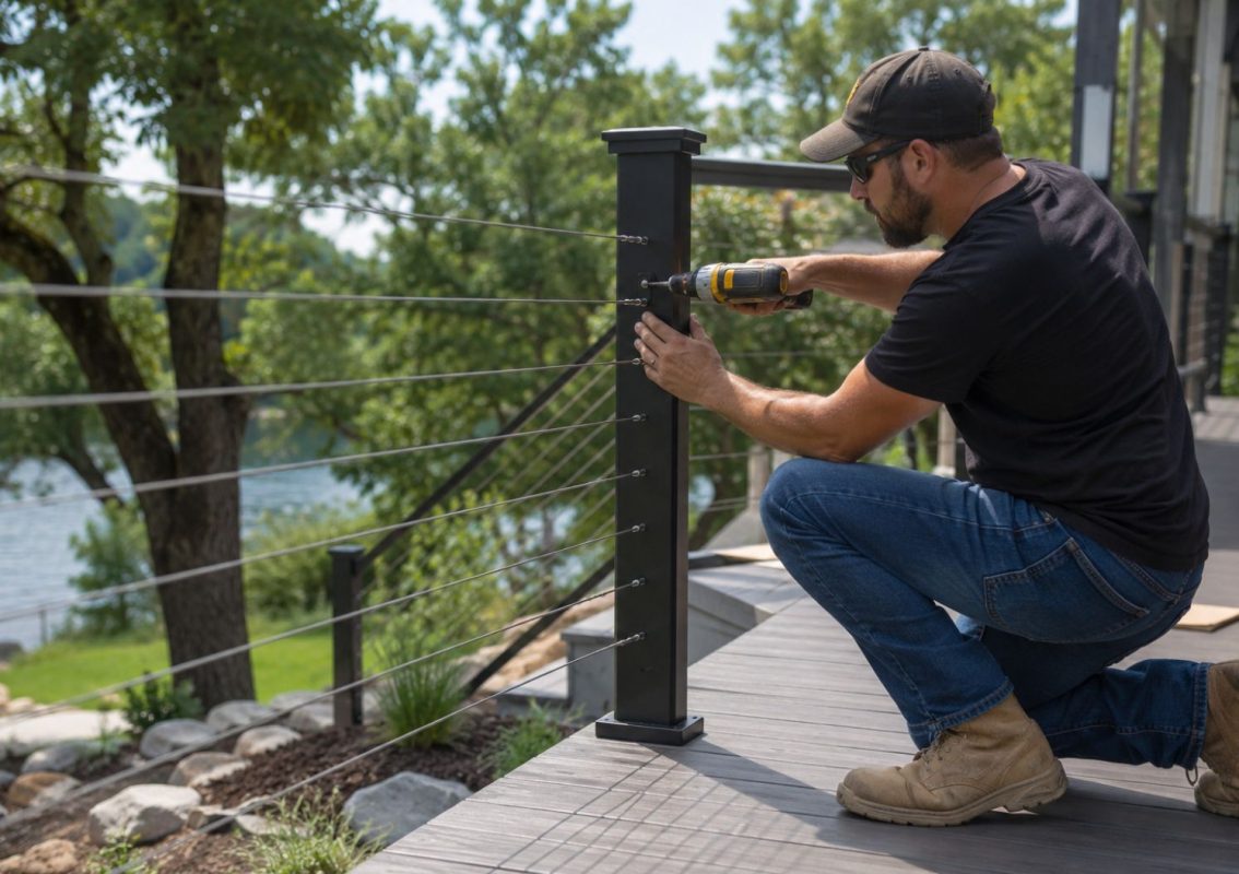 Deck Handrail Installation for Outdoor Living Spaces