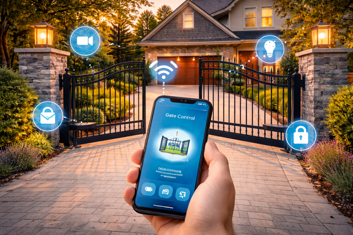 Smart Technology Integration in Residential Gate Automation