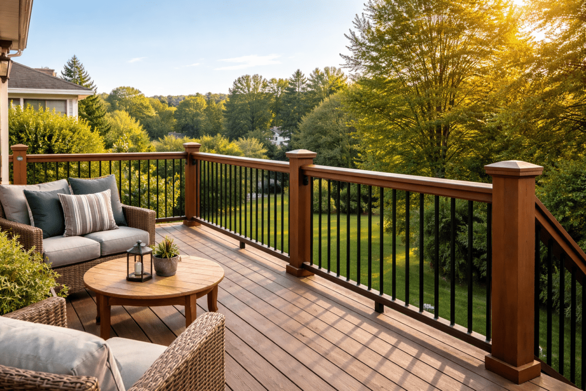 Standard Deck Railing Height for Outdoor Safety and Code Compliance