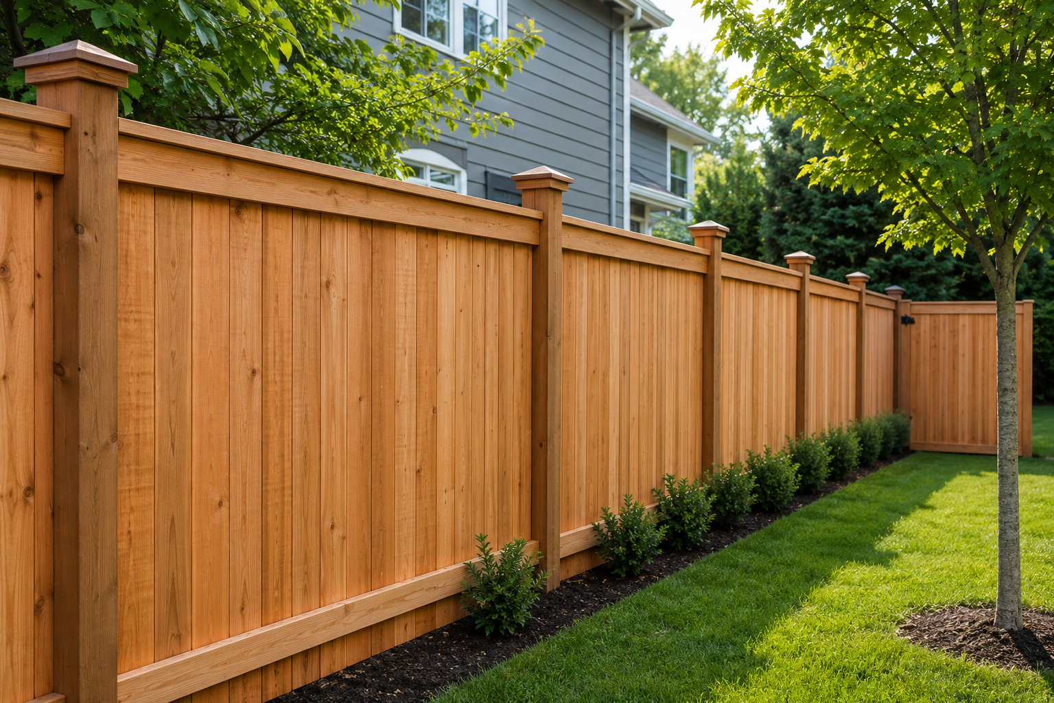 Ceder Fence Installation