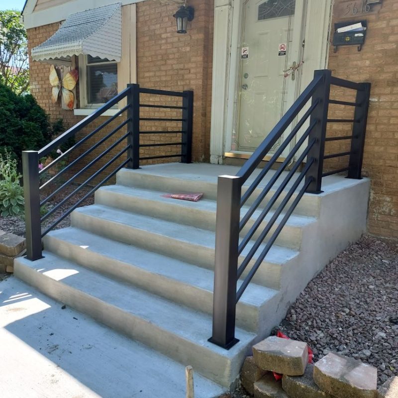 Outdoor handrail