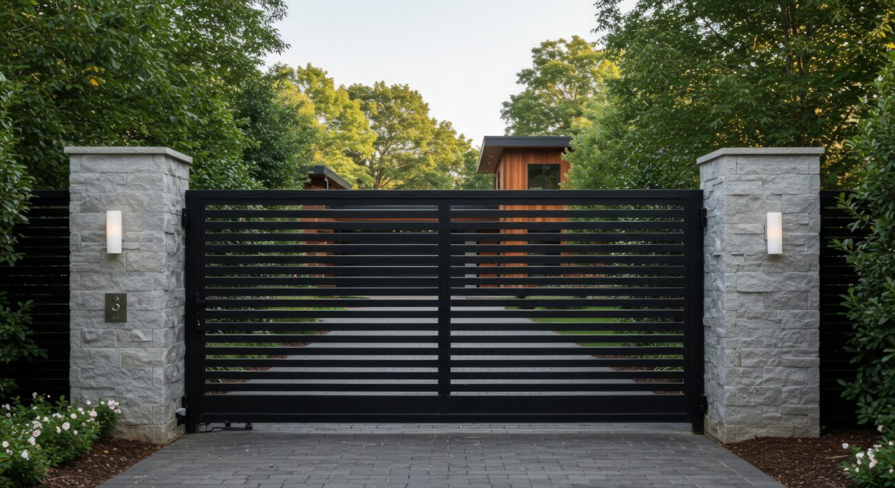 Privacy Steel Fence Instalment